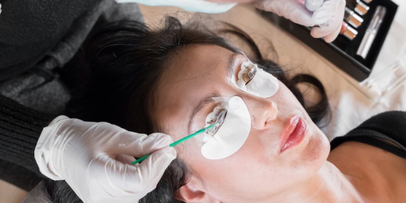 Eyelashes lamination